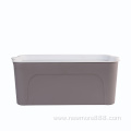 2PC Plastic Stackable Storage Box With Lid